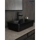 Раковина Gid Bm9092 53353 накладная черная матовая 55x31x14