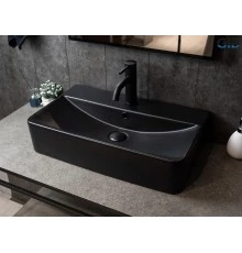 Раковина Gid Bm1344 53361 накладная черная матовая 61x35.5x14
