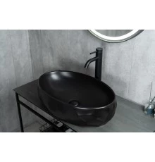 Раковина Gid Bm9030wx 53385 накладная черная матовая 60x40x15