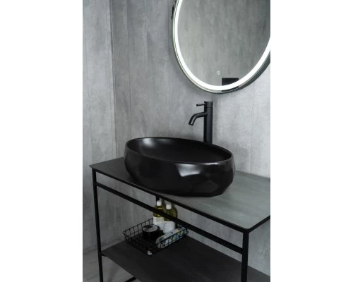 Раковина Gid Bm9030wx 53385 накладная черная матовая 60x40x15