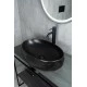 Раковина Gid Bm9030wx 53385 накладная черная матовая 60x40x15