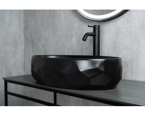 Раковина Gid Bm9030wx 53385 накладная черная матовая 60x40x15