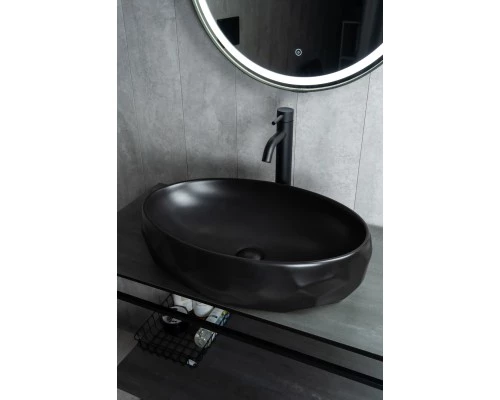 Раковина Gid Bm9030wx 53385 накладная черная матовая 60x40x15