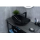 Раковина Gid BL9811 53349 накладная черная глянцевая 61x37x15