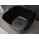 Раковина Gid N9301bg 53356 накладная черная графит 36x36x25.5