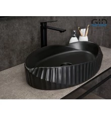 Раковина Gid Bm888 53358 накладная черная матовая 60x38.5x13.5