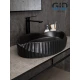 Раковина Gid Bm888 53358 накладная черная матовая 60x38.5x13.5