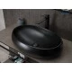 Раковина Gid Bm9030a 53371 накладная черная матовая 60x41x15
