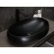 Раковина Gid Bm9030a 53371 накладная черная матовая 60x41x15