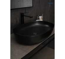 Раковина Gid Bm1348 53355 накладная черная матовая 61x41x13.5