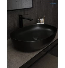 Раковина Gid Bm1348 53355 накладная черная матовая 61x41x13.5