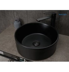 Раковина Gid Bm9011 53368 накладная черная матовая 40x40x15