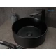 Раковина Gid Bm9011 53368 накладная черная матовая 40x40x15