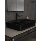 Раковина Gid Bm9256 53375 накладная черная матовая 60x42x14