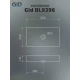 Раковина Gid BL9396 53346 накладная черная глянцевая 60x34x11