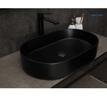 Раковина Gid Bm1479 53354 накладная черная матовая 61x38.5x12