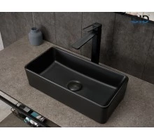Раковина Gid Bm1104 53359 накладная черная матовая 46x23x12