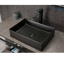 Раковина Gid Bm1204 53360 накладная черная матовая 45x32x11