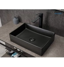 Раковина Gid Bm1204 53360 накладная черная матовая 45x32x11