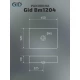Раковина Gid Bm1204 53360 накладная черная матовая 45x32x11