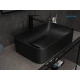 Раковина Gid Bm9598 53365 накладная черная матовая 61x38x15