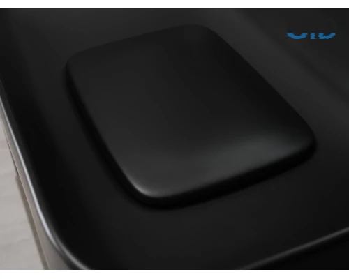 Раковина Gid Bm9598 53365 накладная черная матовая 61x38x15