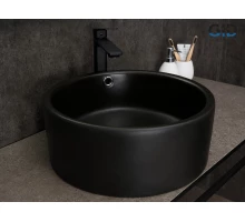 Раковина Gid N9130bg 53382 накладная черная графит 41.5x41.5x16.5