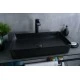 Раковина Gid Bm9396 53344 накладная черная матовая 60x34x11