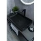 Раковина Gid Bm9396 53344 накладная черная матовая 60x34x11