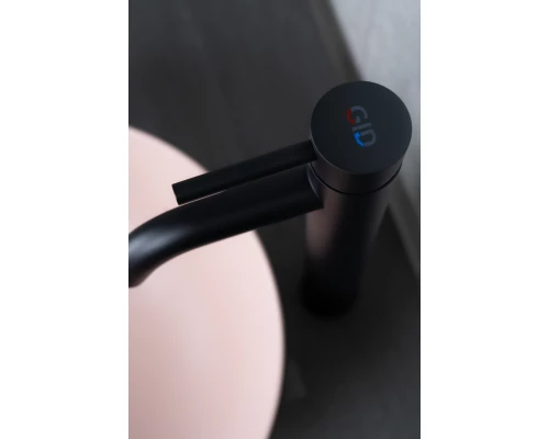 Раковина Gid 9081pkm 53403 накладная розовая матовая 36x36x14