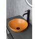 Раковина Gid 9081orm 53405 накладная оранжевая матовая 36x36x14