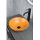 Раковина Gid 9081orm 53405 накладная оранжевая матовая 36x36x14