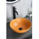 Раковина Gid 9081orm 53405 накладная оранжевая матовая 36x36x14