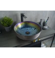 Раковина Gid D1315h107 53332 накладная цветная 41.5x41.5x13.5