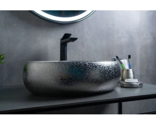 Раковина Gid 9030s 52235 накладная хром 48x34x15