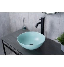 Раковина Gid 9081tifm 53402 накладная тиффани матовая 36x36x14