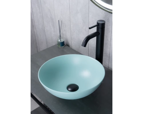 Раковина Gid 9081tifm 53402 накладная тиффани матовая 36x36x14