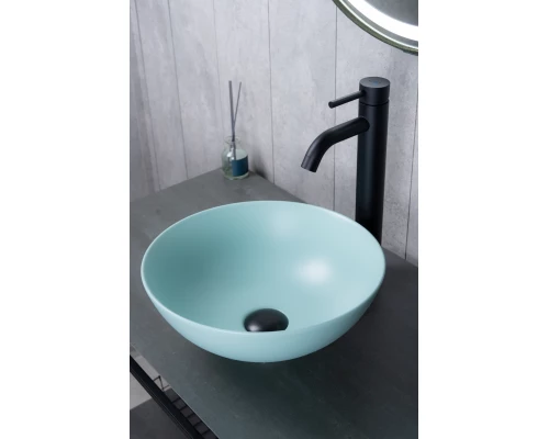 Раковина Gid 9081tifm 53402 накладная тиффани матовая 36x36x14