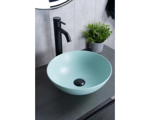 Раковина Gid 9081tifm 53402 накладная тиффани матовая 36x36x14