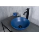 Раковина Gid 9081bum 53401 накладная синяя матовая 36x36x14