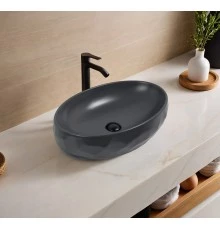 Раковина Gid Dgm9030wx 53406 накладная серая матовая 60x40x15