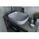 Раковина Gid Gm1302 53336 накладная серая матовая 50x40x14
