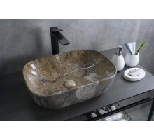 Раковина Gid Mnc333T 54474 накладная под камень глянцевый 46x32.5x13.5