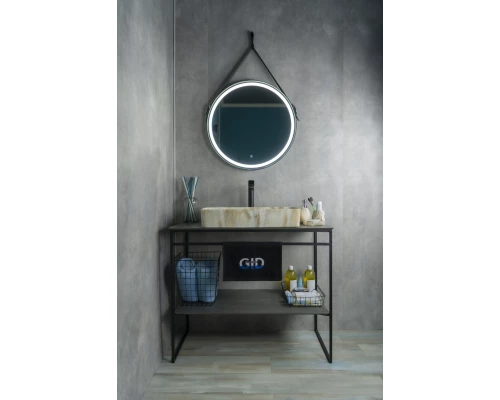 Раковина Gid Mnc596 54457 накладная под камень глянцевая 60x34x11