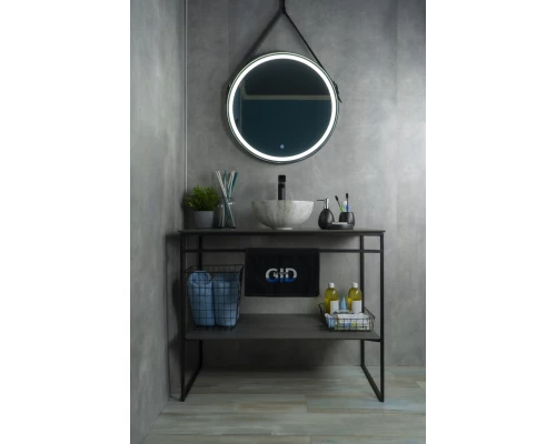 Раковина Gid Mnc487 54435 накладная под камень глянцевая 32x32x14