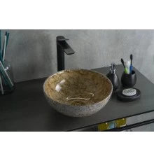Раковина Gid Mnc489 54437 накладная под камень глянцевая 32x32x14