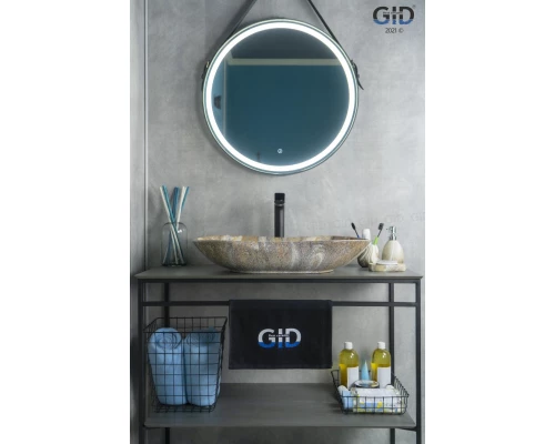 Раковина Gid Mnc503 54440 накладная под камень глянцевая 66.5x41x12