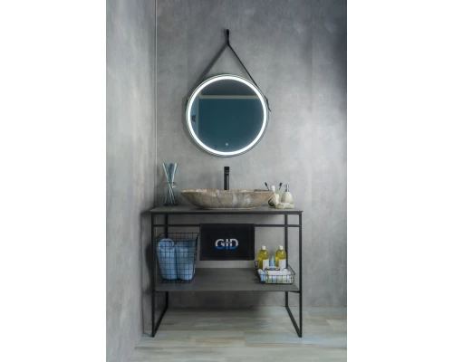 Раковина Gid Mnc503 54440 накладная под камень глянцевая 66.5x41x12