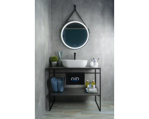 Раковина Gid K397D9 53322 накладная под камень глянцевая 50x40x14