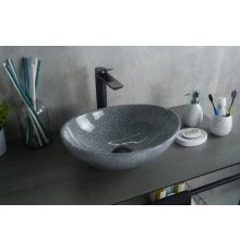 Раковина Gid Mnc331 54430 накладная под камень глянцевая 41x34x15